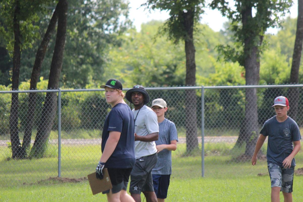 Campers hone skills, catch glimpse into AOA football program | Alpha