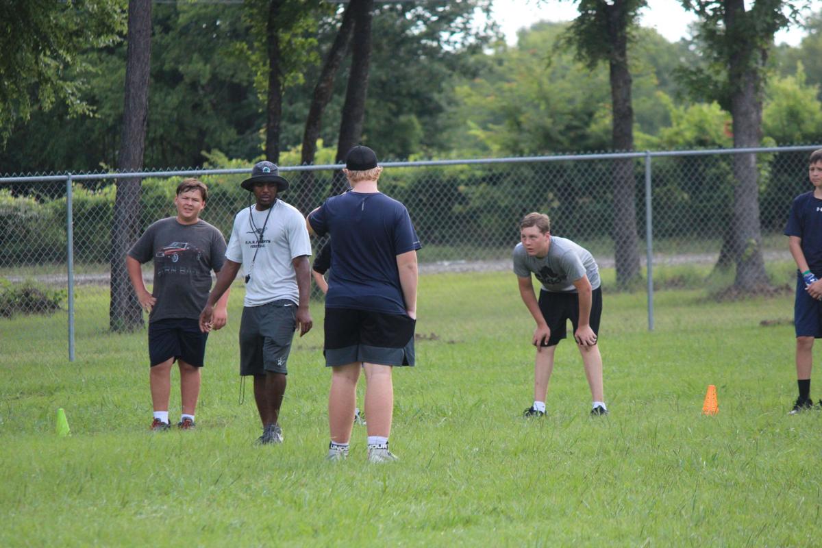 Campers hone skills, catch glimpse into AOA football program | Alpha