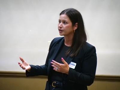 Democratic candidate Rourk visits Huntsville in bid for 10th District seat