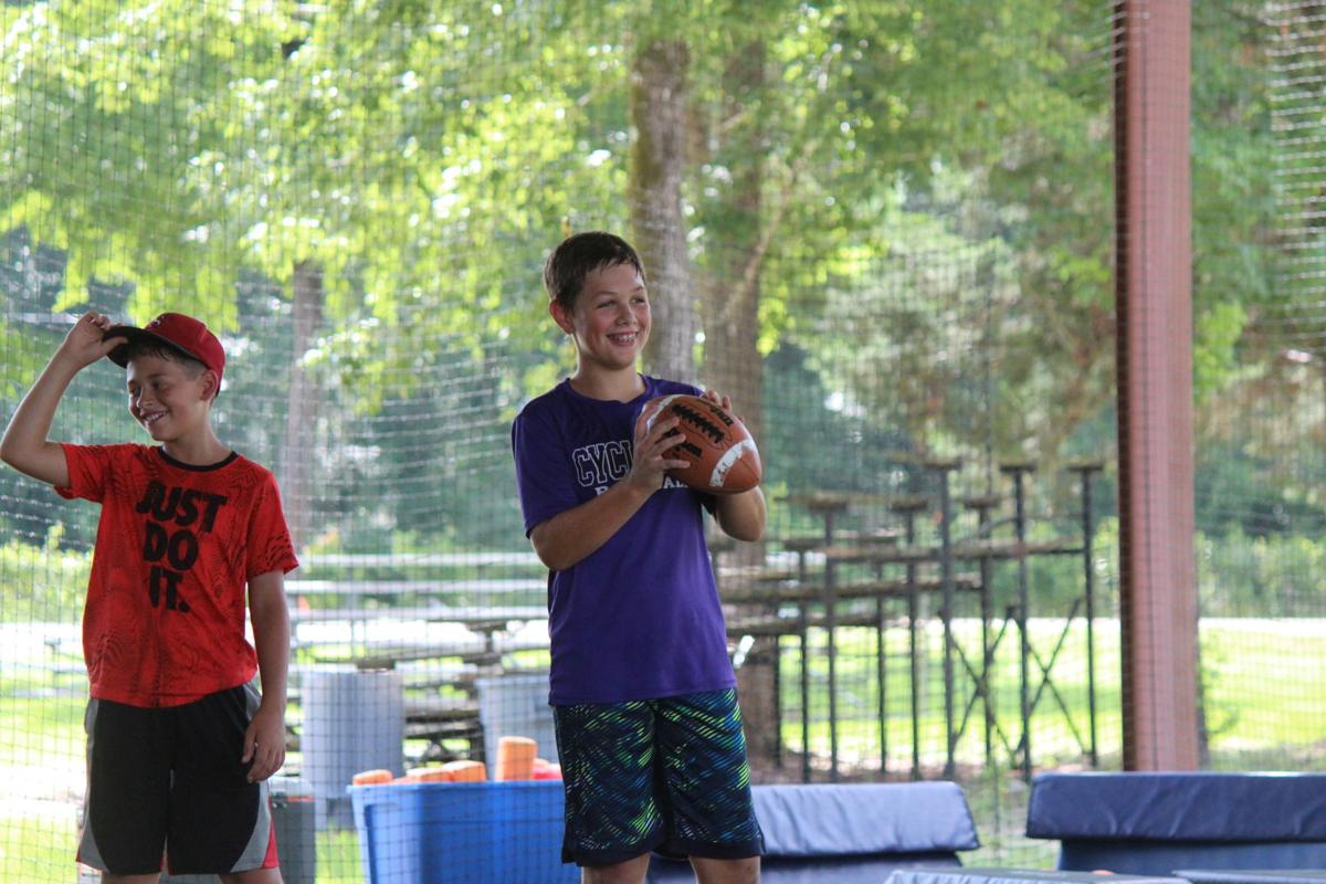 Campers hone skills, catch glimpse into AOA football program | Alpha