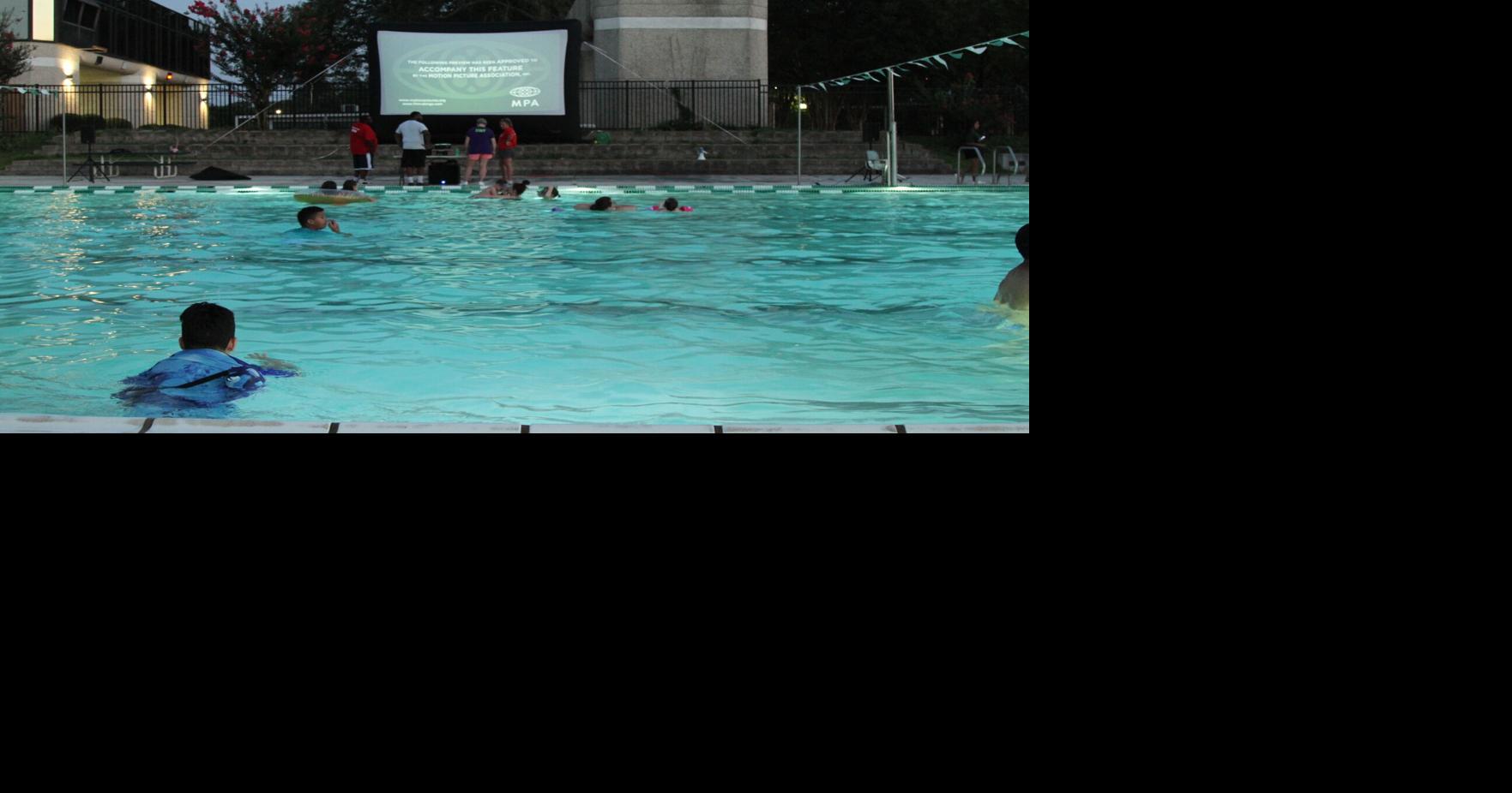 IN PHOTOS Flick and Float at Frank D. "Poncho" Roberts Aquatic Center