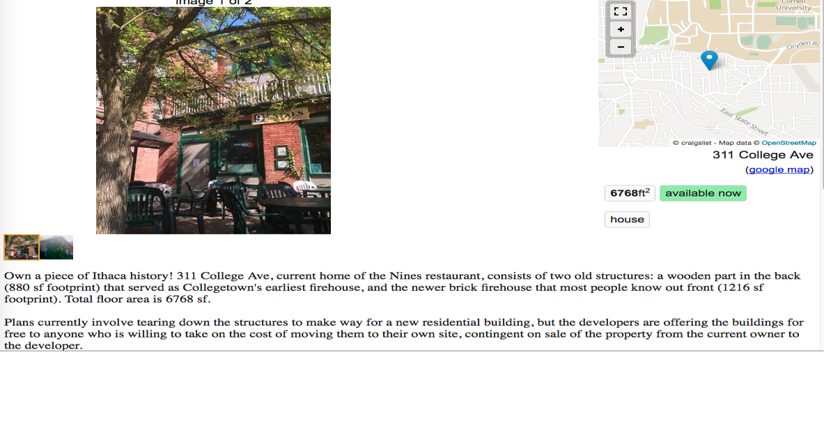 The Nines Craigslist