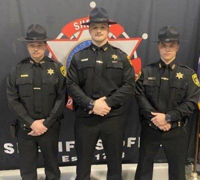Micah Marshall, Brandon Roe and Dalton Russell, all Tioga County Sheriff’s Office Corrections Officers, graduated from the Chenango County Corrections Academy May 6.