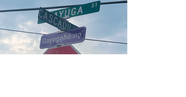 County Honors Gayogo̱hó:nǫɁ with Street Signs - Vimarsana News