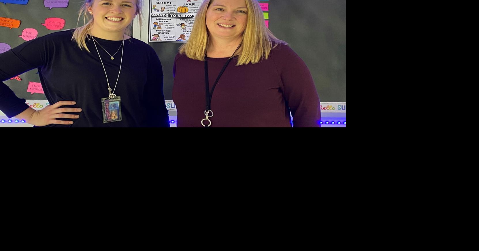 Kristin Hodges and Kate Handy develop activities for the STEAMbased