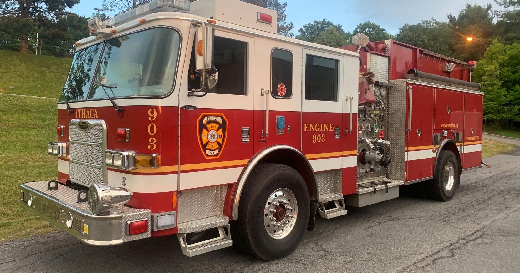 Fire Damages House in Ithaca's West End | Ithaca - Vimarsana News