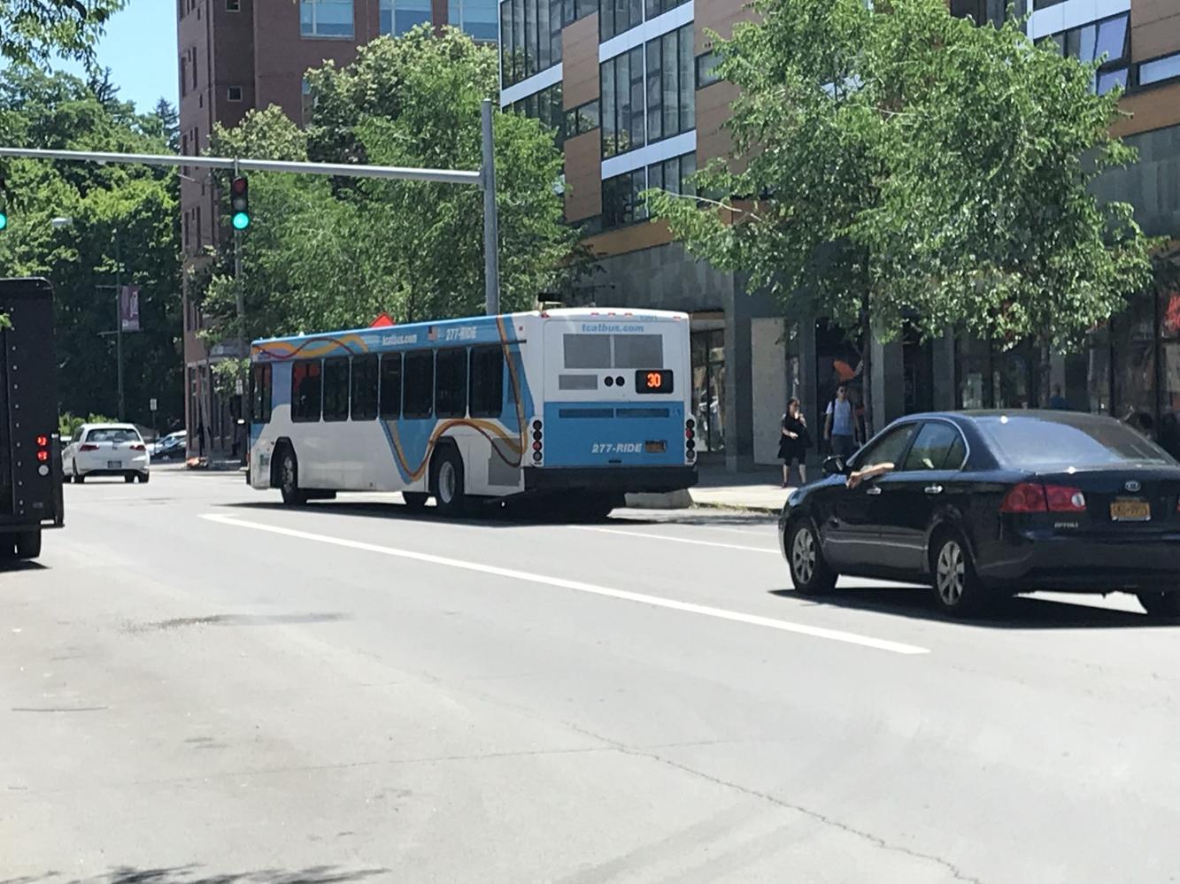 TCAT bus hits house, no serious injuries Ithaca