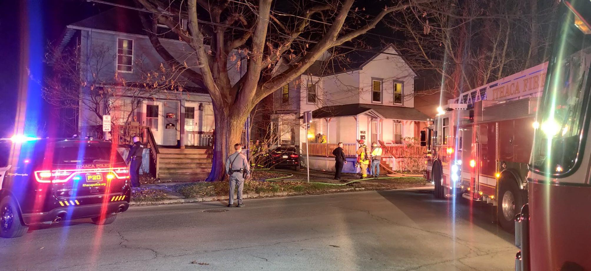 High-Speed Police Chase Ends in Fiery Crash Into Home | Ithaca | ithaca.com