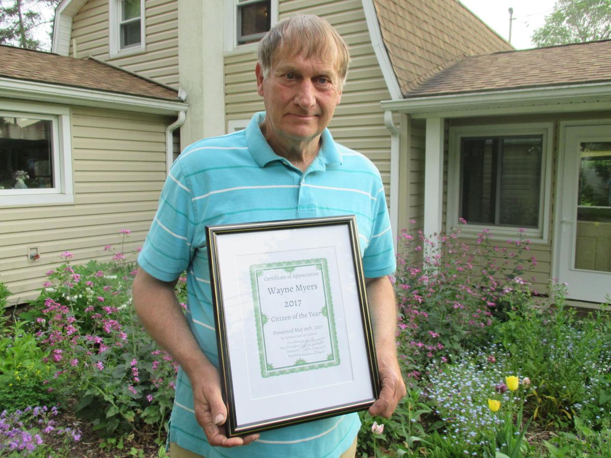 Myers named Spencer Citizen of the Year Spencer/Van Etten