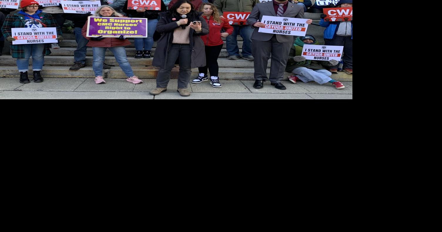 Cayuga Medical Center Nurses Rally for Union Support Ahead of January Vote