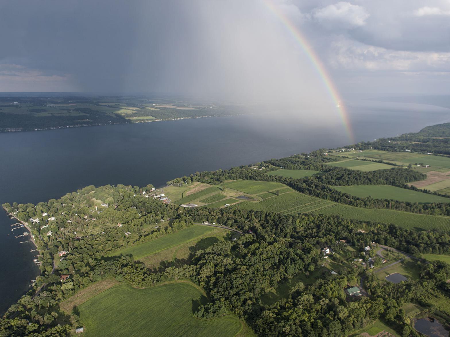 A bird's eye view of Cayuga Lake, one of the many local lakes that the Lake Friendly Living concept is designed to benefit. | - Vimarsana News