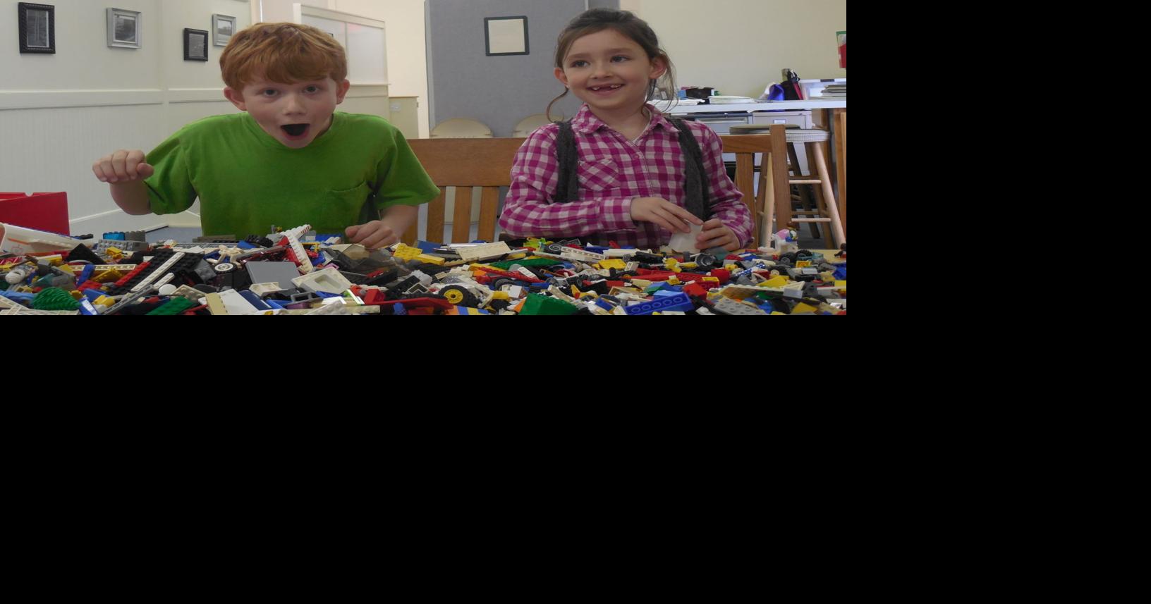 Newfield Library Receives Lego Donation Newfield