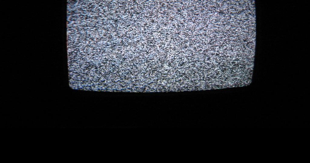 blurry screen television