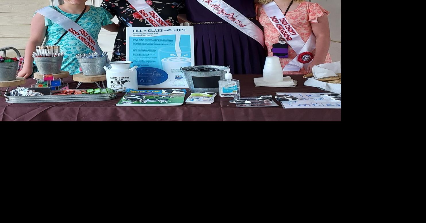 Dairy Princess attends farmers market Candor