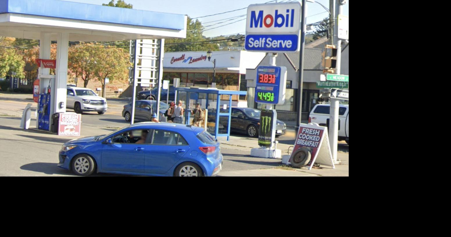 Gas Station, Mobil Rt. 13 Ithaca New York