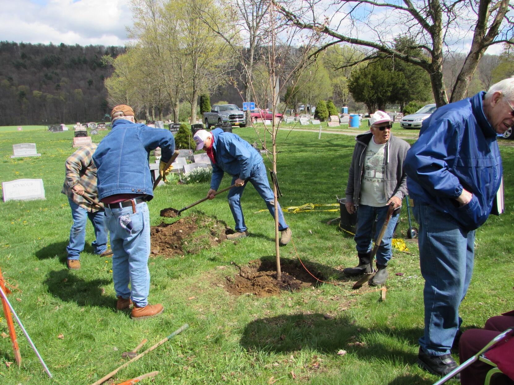 Arbor Day planting in Candor honors Don Weber - Vimarsana News