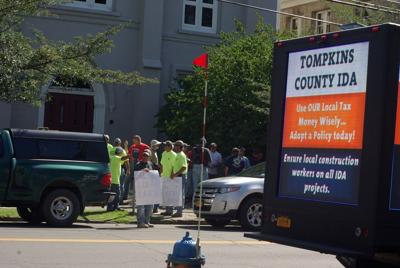 Tompkins County IDA protest