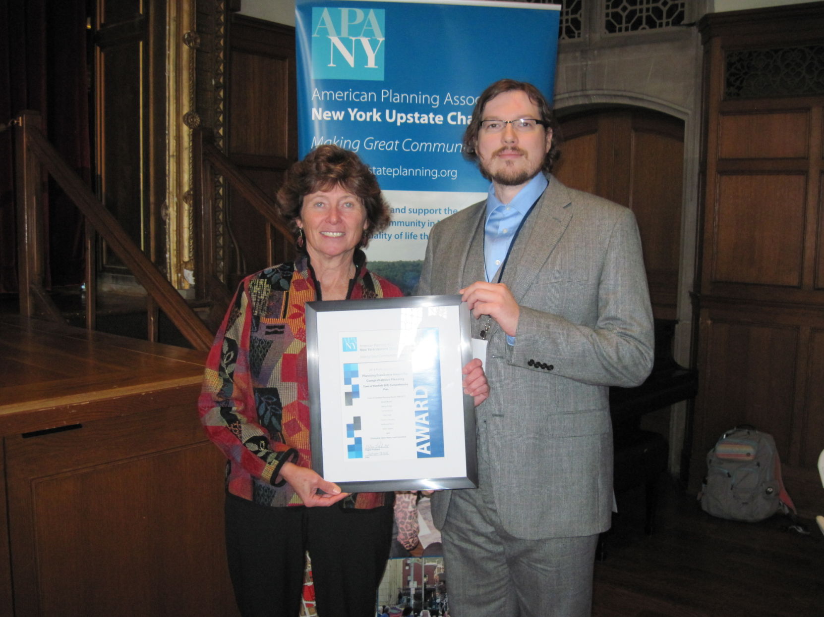 Newfield Receives Planning Award News ithaca