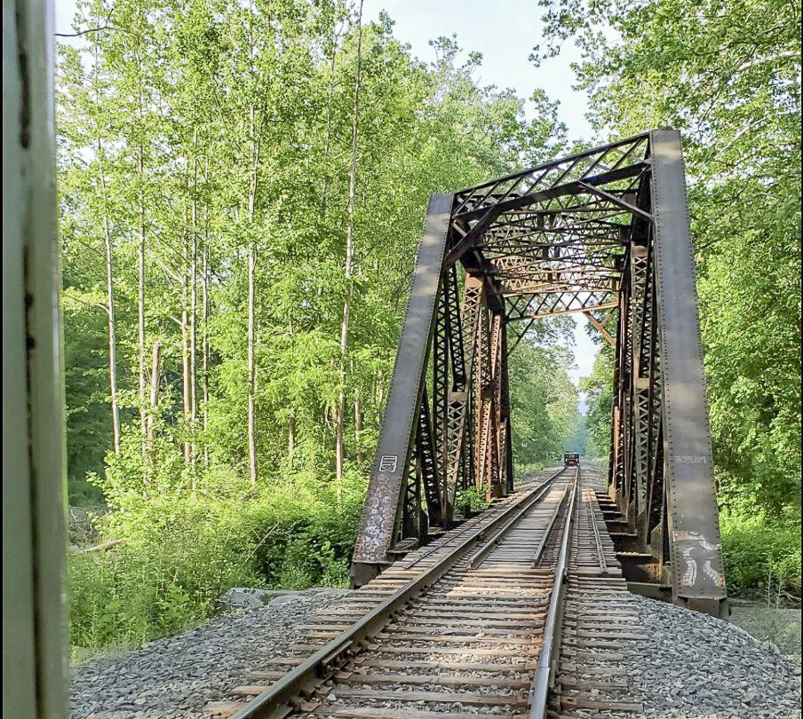 A Guest Appearance: Rail speeders whiz down the Ithaca Central Railroad ...