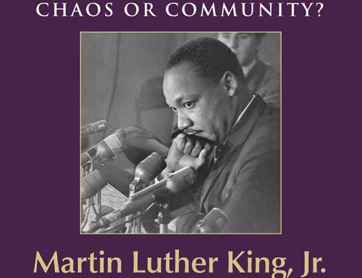 An analysis of martin luther kings jr where do we go from here chaos or community