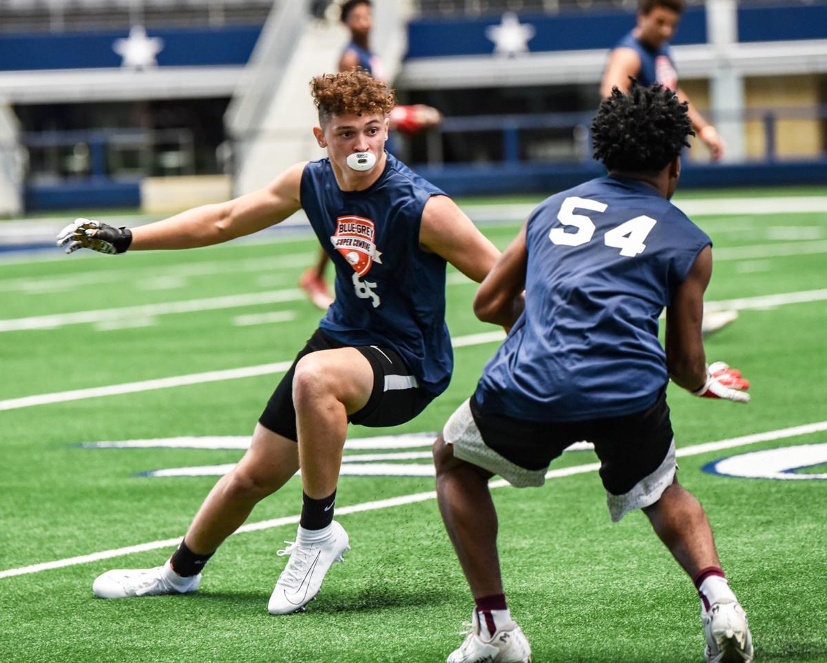 Rusk S Rogers Performs Well At Blue Grey Super Combine Sports