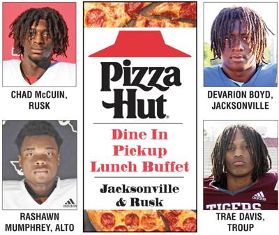 Week 1 top performers presented by Pizza Hut of Jacksonville and Rusk ...
