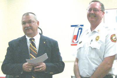 Kelley honored for service