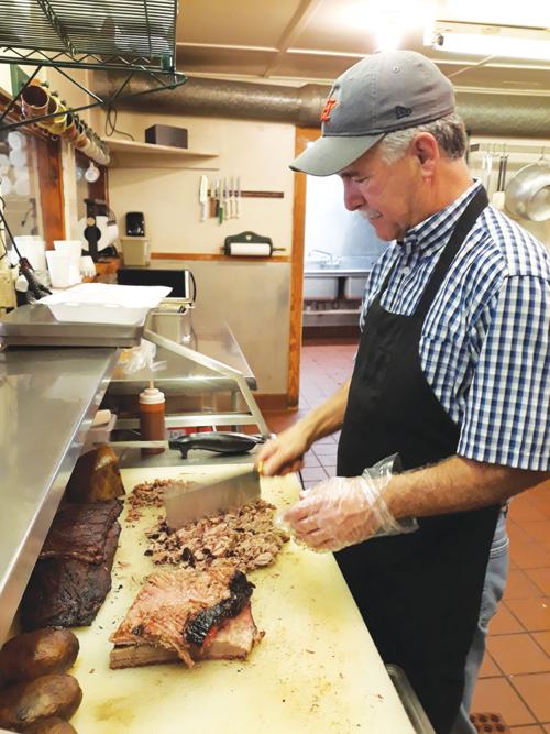 Rusk barbecue restaurant hits a homerun