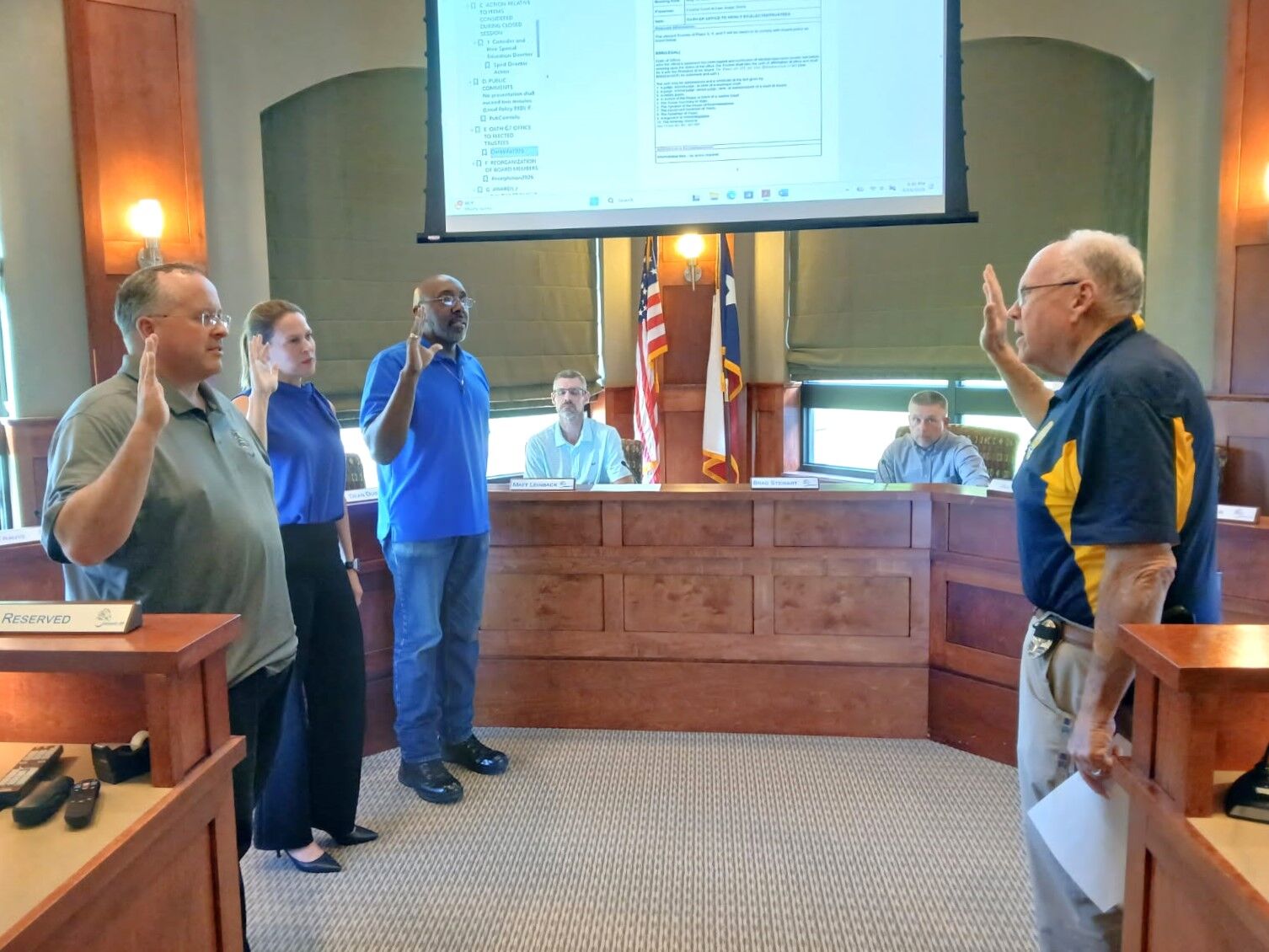 Jacksonville Independent School District trustees sworn in for new term ...