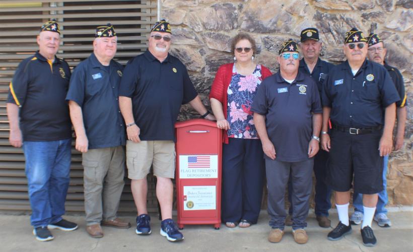 Flag depository installed at Baker Insurance Local News