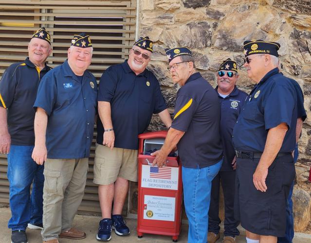 Flag depository installed at Baker Insurance Local News