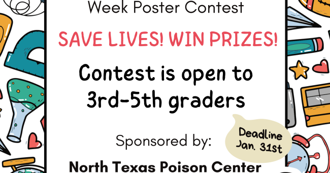 texas poison control poster