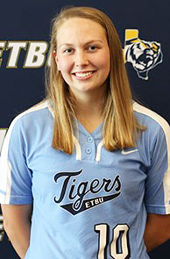 Rusk-ex goes 5-0 in the circle for No. 1-ranked ETBU Softball