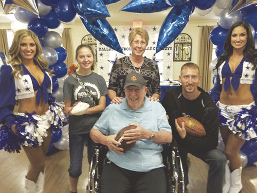 Dallas Cowboys players and cheerleaders visit North Texas hospitals