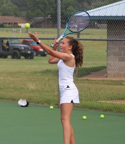 TRIBE TENNIS CAMP: Coach Hanna says future looks bright
