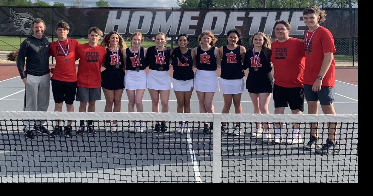 Rusk tennis team garners 6 medals at Wildcat and Elk Invitational ...
