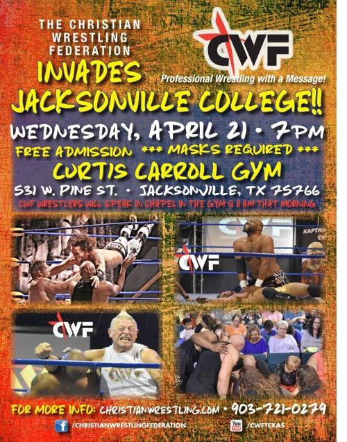 Christian Wrestling Federation coming to Jacksonville College