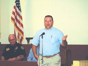 Town leaders meet with the citizens of District No. 1