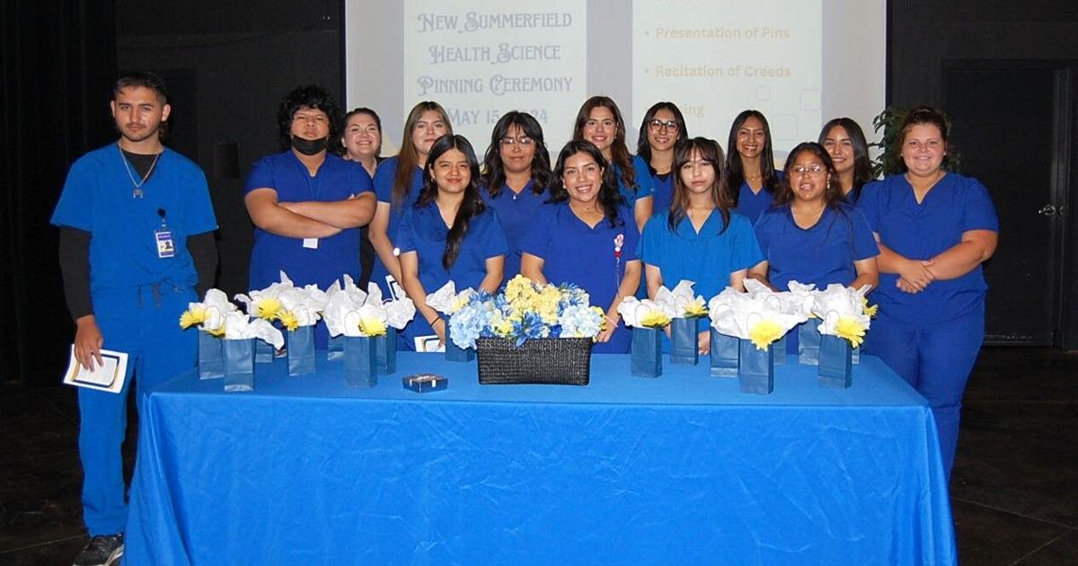 New Summerfield High School pins first certified health science