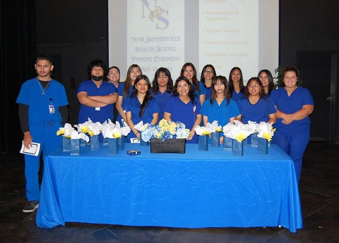 New Summerfield High School pins first certified health science