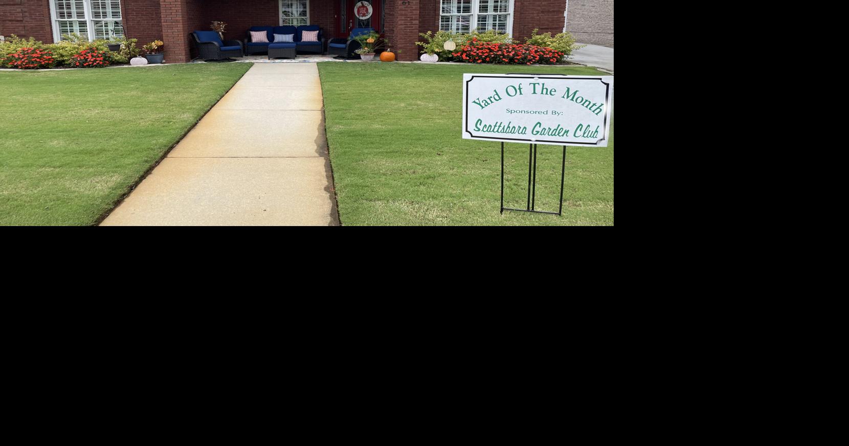 SCOTTSBORO GARDEN CLUB YARD OF THE MONTH