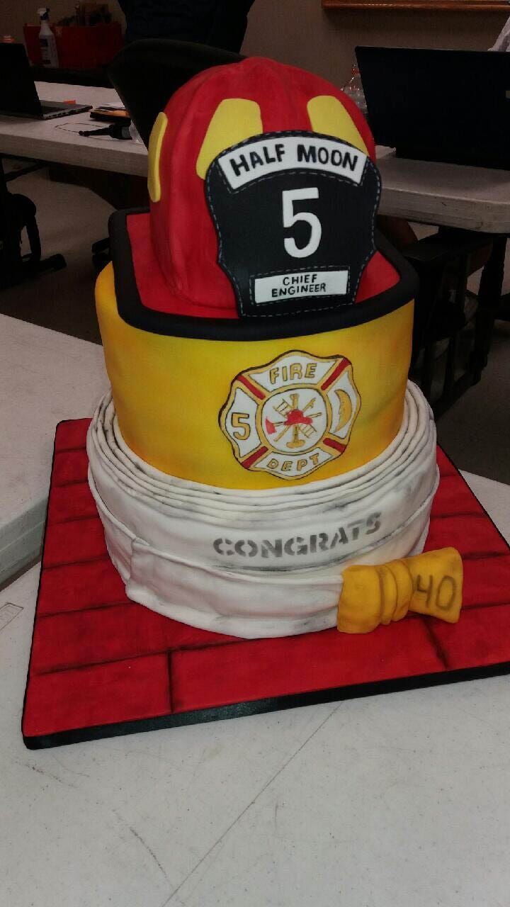 Firefighter retirement cake... - The Little Cake Company | Facebook