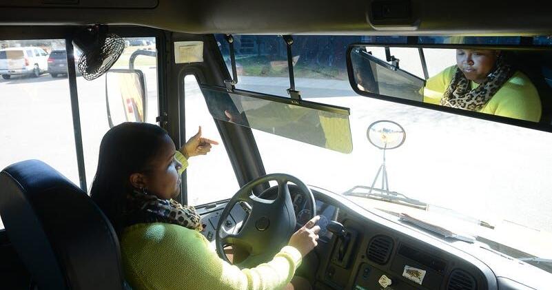 Bus Driver Using Microphone School bus drivers use new hand signals for safety | News | jdnews.com