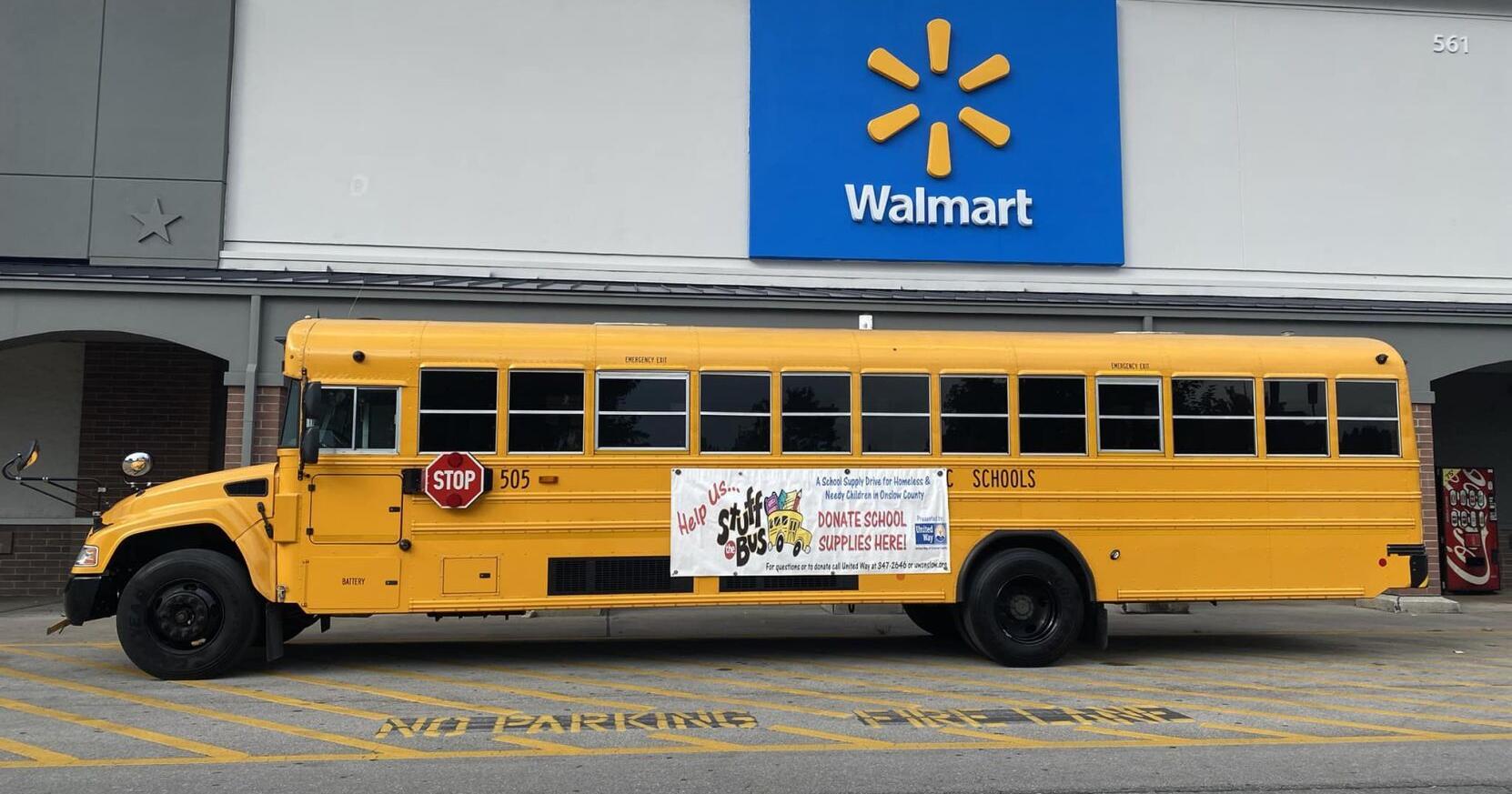 Onslow County "Stuff the Bus" campaign kicks off this week. Here's how to get involved. - Vimarsana News