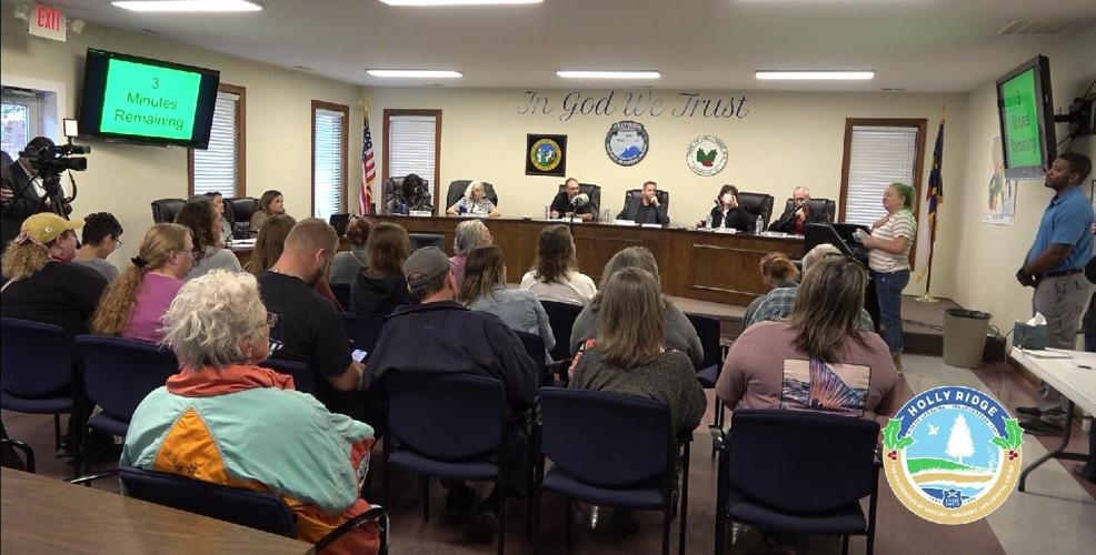 Holly Ridge Town Council condemns Holly Plaza, offers assistance to