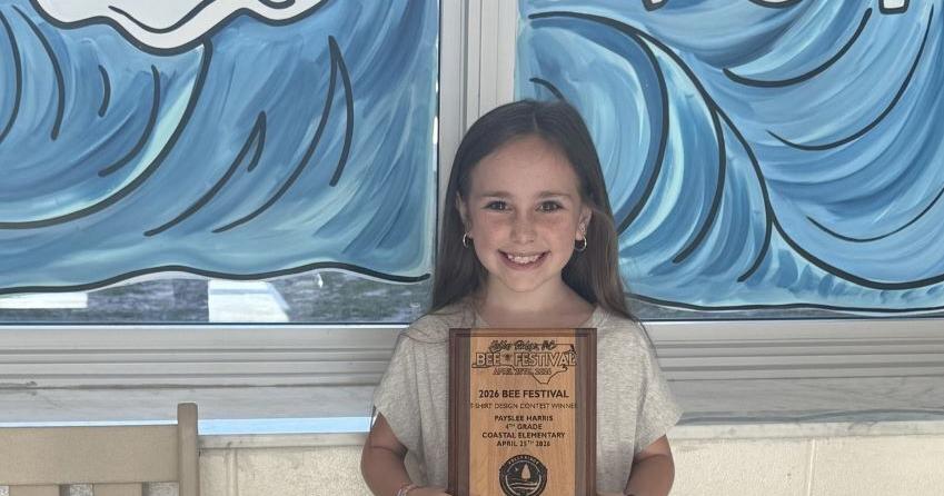 Student designs Holly Ridge Bee Festival T-shirt