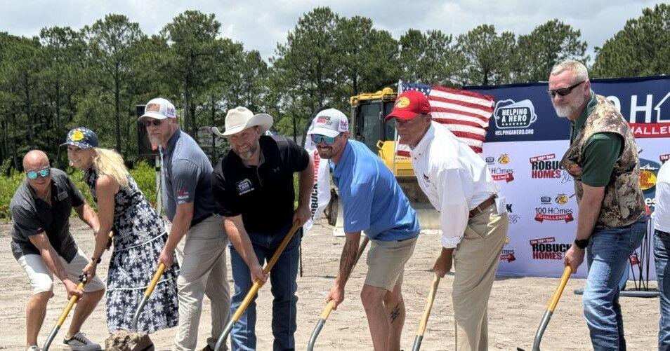 Helping a Hero: Nonprofit breaks ground on adapted home for wounded veteran