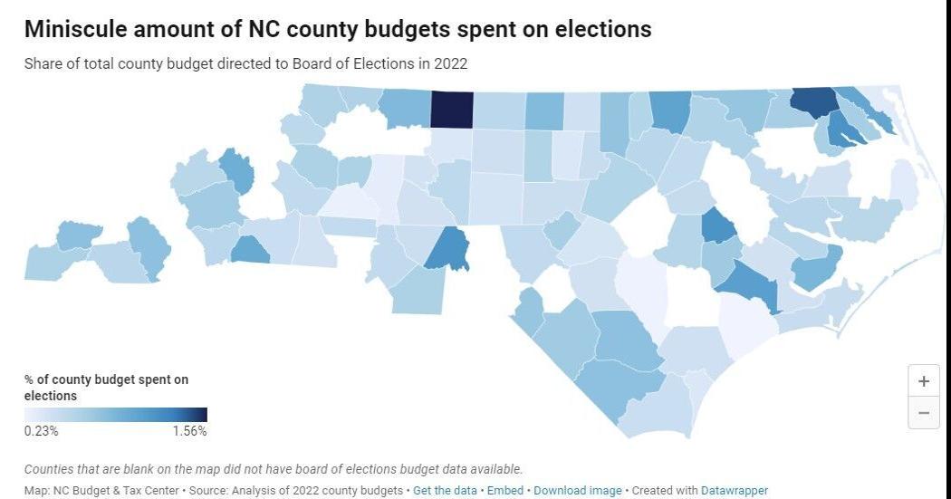 Election funding low, with Onslow County being the lowest in the state