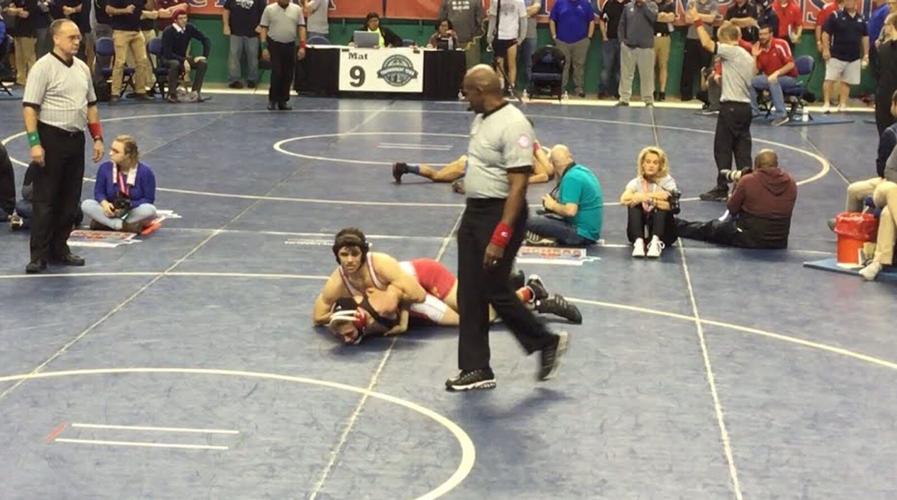 Lejeune's Vrachnos wins wrestling state title Sports