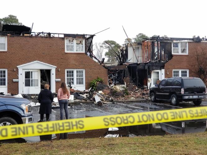 Photos Scenes from Hinson Arms fire News